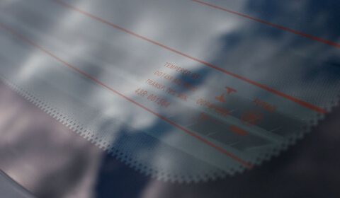 what are the lines on your windshield